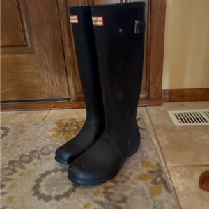 Hunter Black Rain Boots